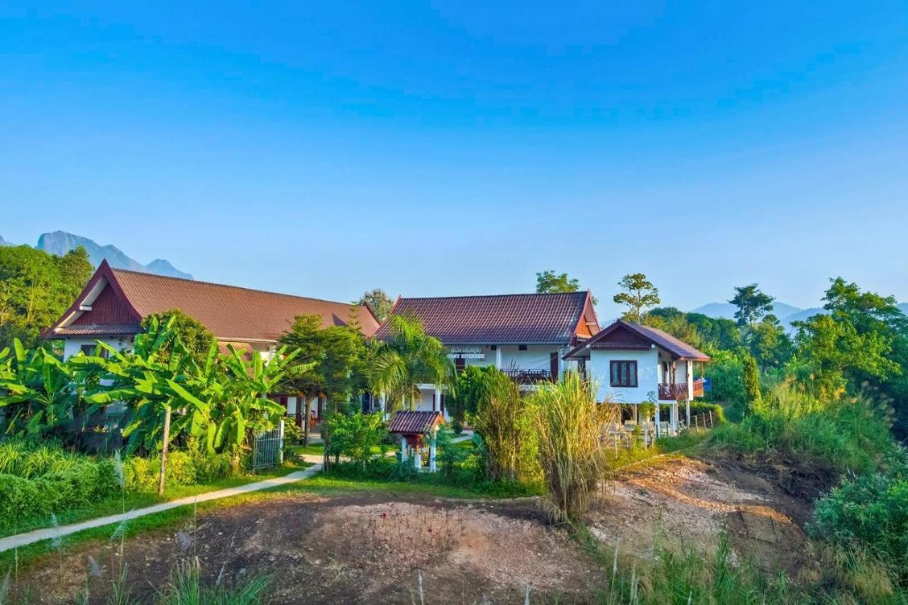 Riverside Garden Hostel Vang Vieng Zewnętrze zdjęcie