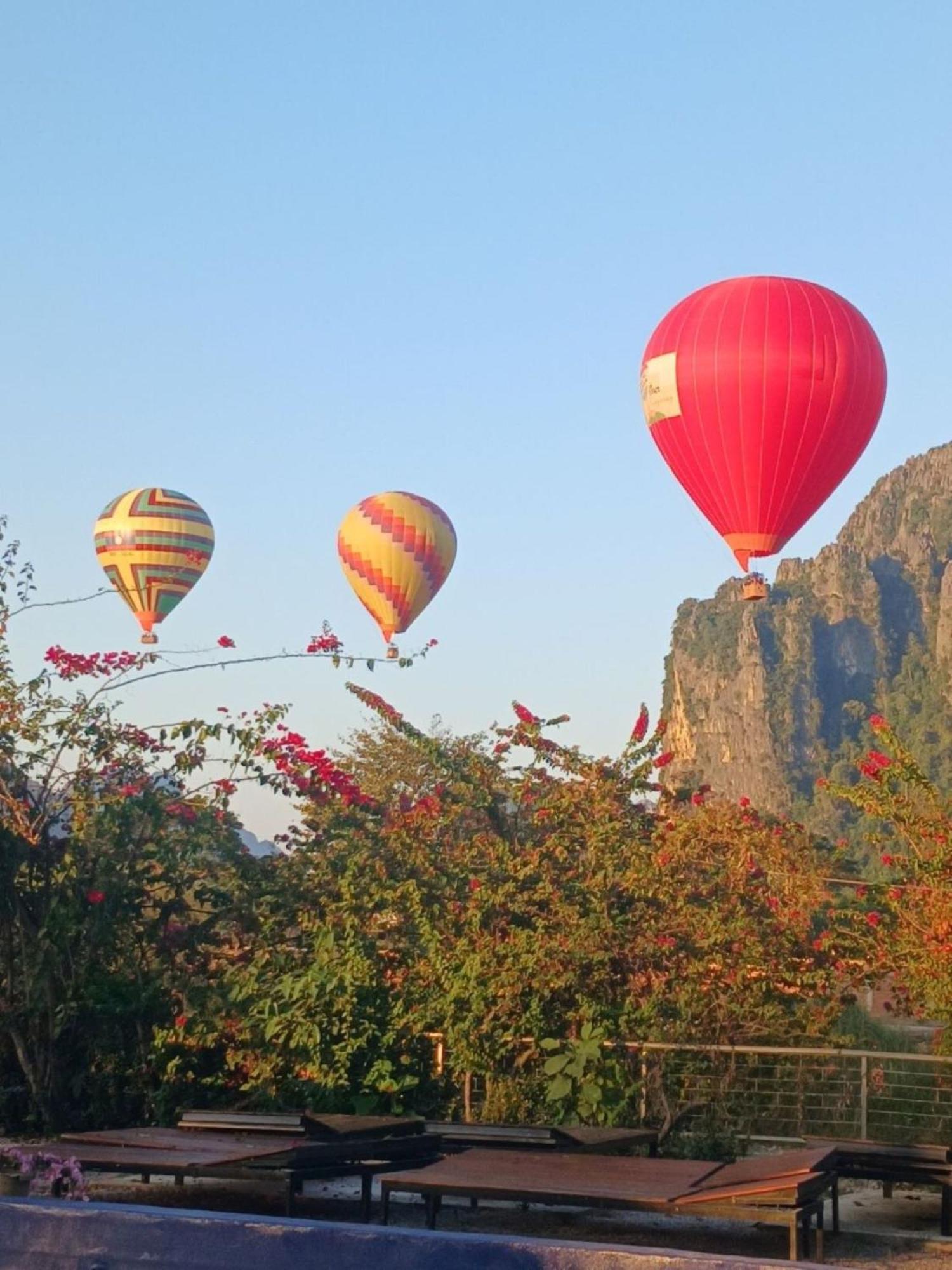 Riverside Garden Hostel Vang Vieng Zewnętrze zdjęcie